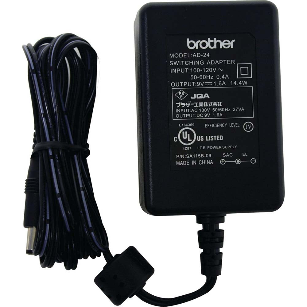 Brother AD24 Label Maker & Tape Accessories For Use With P-Touch Label Makers  