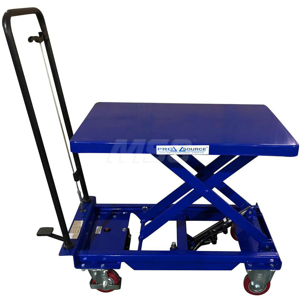 Pro-Source AS20 Mobile Battery Lift Table 400 lb Capacity, 8-3/4 to 29" Lift Height, 17-5/8" Platform Width, 27-1/2" Platform Length