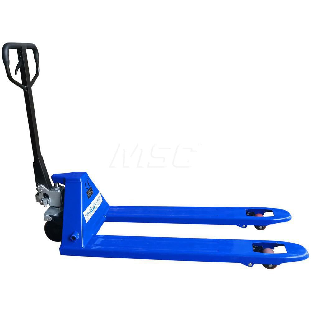 Pro-Source DF25S-1220 Manual Pallet Truck 5500 lb Capacity, 21-5/8" OAW, 48" Fork Length, 3" Lowered Height, 7-1/2" Lifting Height