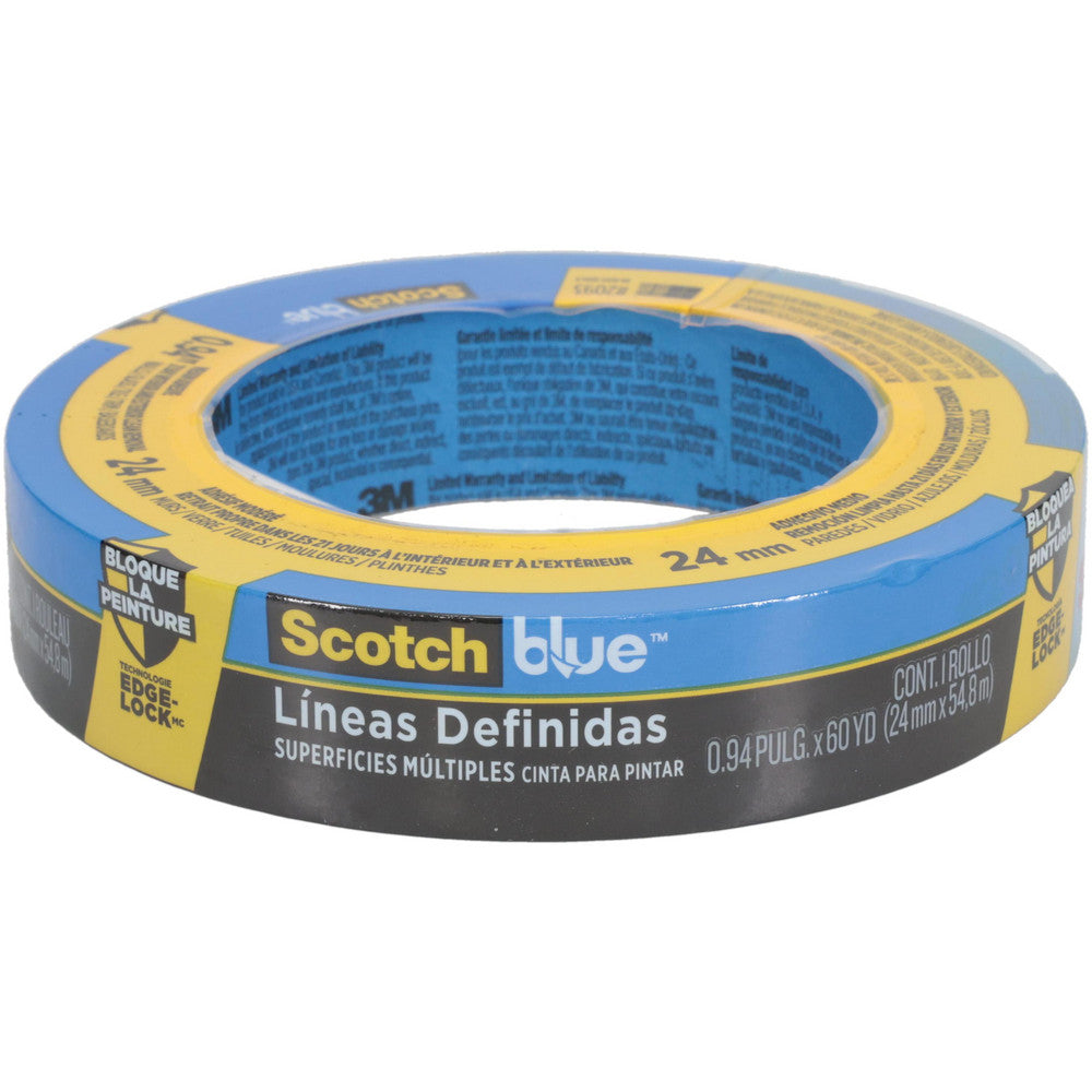 3M 7100184866 Painter's Tape 24 mm Wide, 60 yd Long, Blue