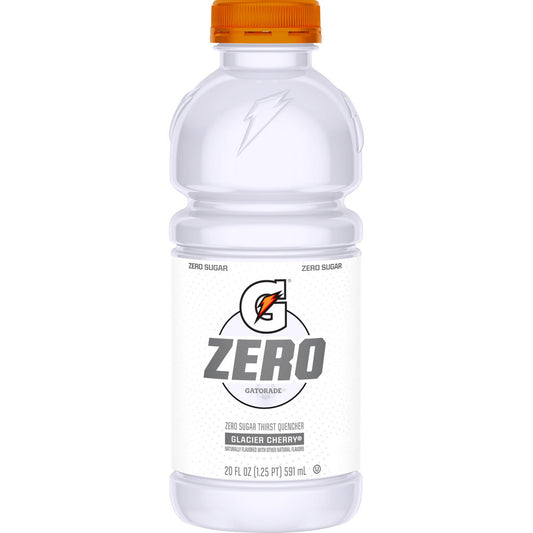 Gatorade 04214 Activity & Sport Drinks Drink Type Activity Drink  Form Liquid  Container Yields (oz.) 20.00  Flavor Glacier Cherry  Drink Content Features Hydration Electrolytes Single Serve Suger-Free  Container Type Bottle