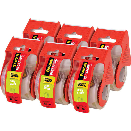 Scotch 7010332305 Box Sealing & Label Protection Tape Thickness (mil) 0.0500  Color Clear  Length (Inch) 800  