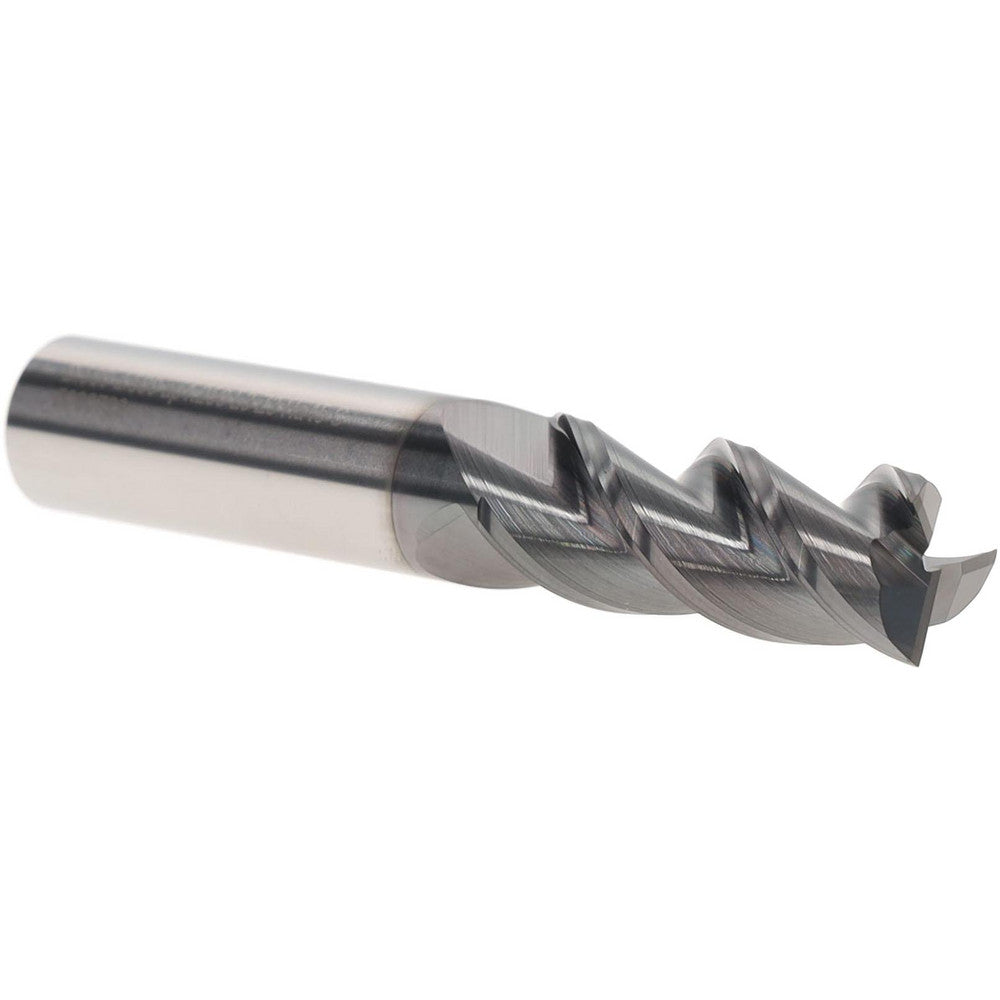 Iscar 3398978 Square End Mill 1/2" Dia, 1-1/4" LOC, 3 Flute, Solid Carbide