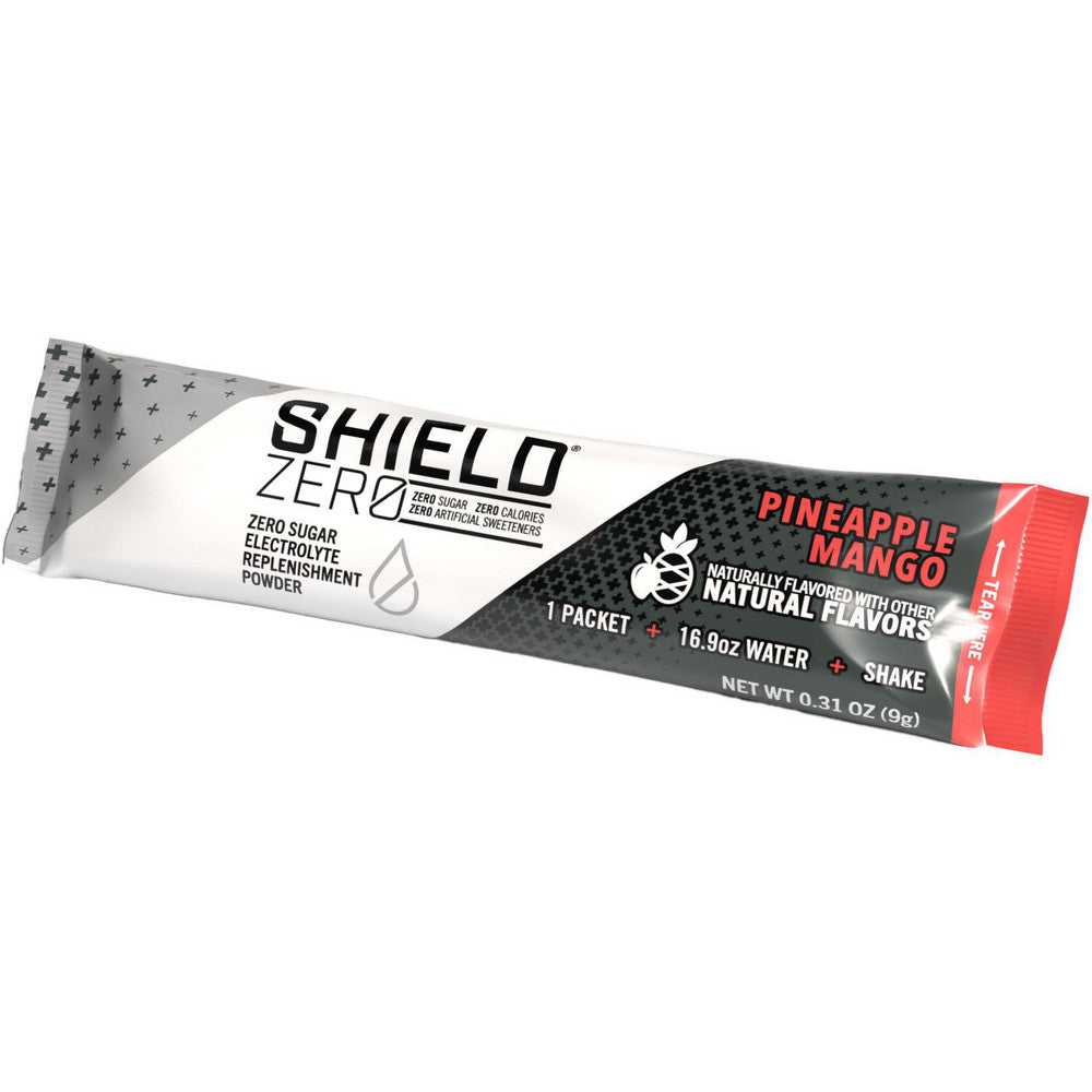 Shield Zero Z2-01-01-100-PM Sports Drink 0.22 oz, Packet, Pineapple Mango, Powder, Yields 16.9 oz
