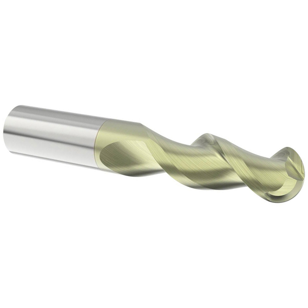 Seco 10022733 Ball End Mill 1/4" Dia, 3/4" LOC, 2 Flute, Solid Carbide