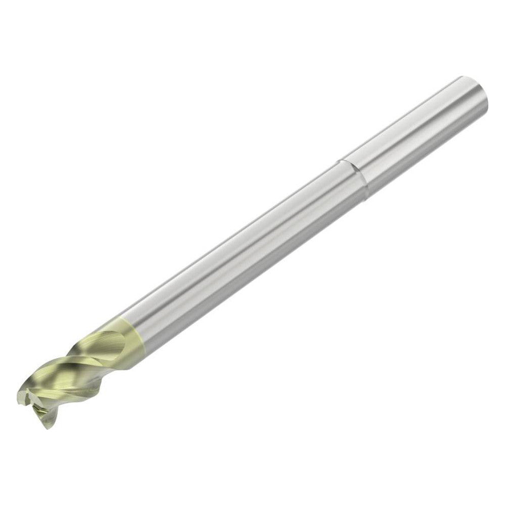 Seco 10023141 Corner Radius End Mill 3/8" Dia, 3/4" LOC, 0.0100" Radius, 3 Flute, Solid Carbide