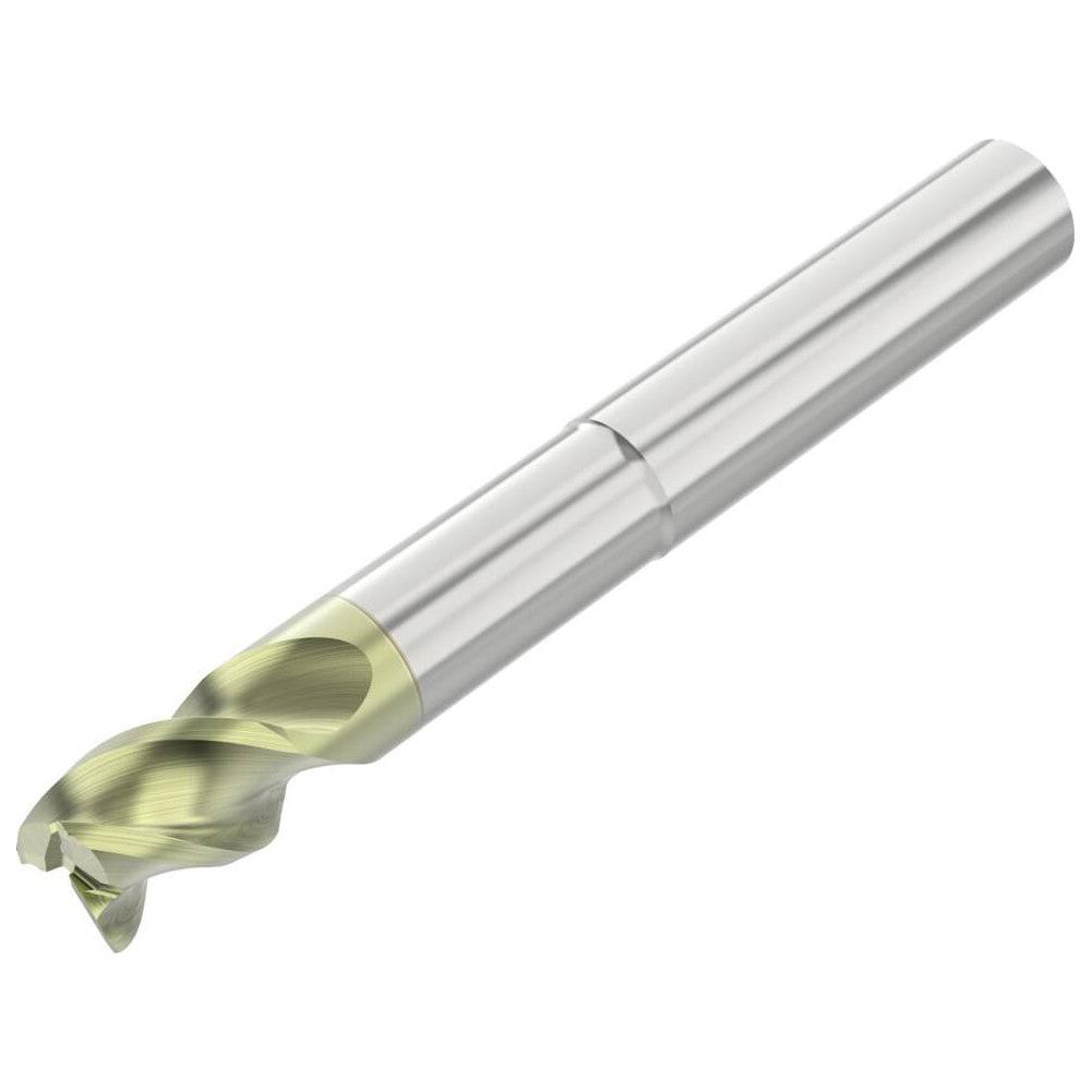 Seco 10023127 Corner Radius End Mill 1/4" Dia, 3/8" LOC, 0.0100" Radius, 3 Flute, Solid Carbide