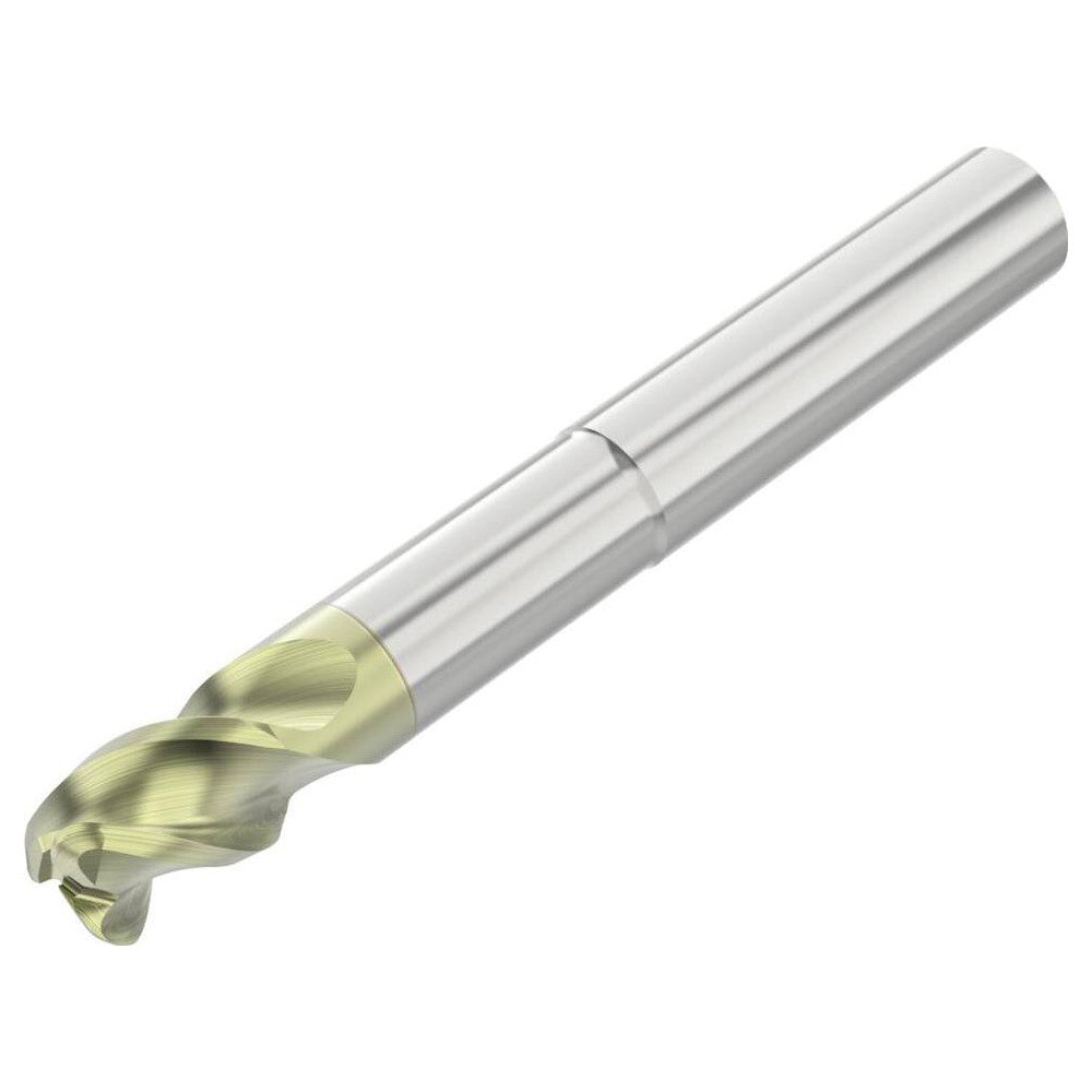 Seco 10023151 Corner Radius End Mill 1/2" Dia, 5/8" LOC, 0.1250" Radius, 3 Flute, Solid Carbide