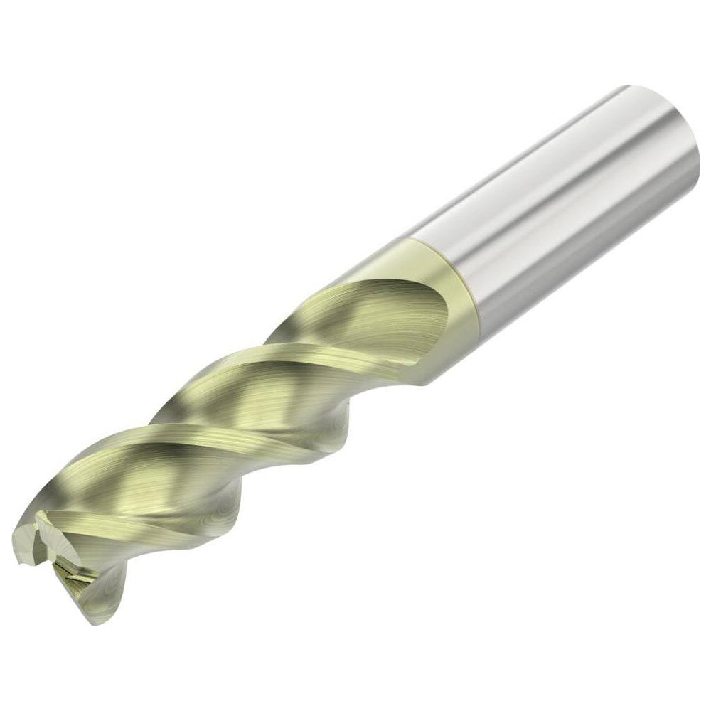 Seco 10023055 Corner Radius End Mill 3/8" Dia, 1" LOC, 0.0300" Radius, 3 Flute, Solid Carbide