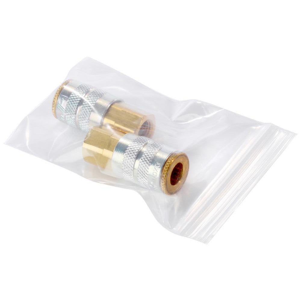 Value Collection 4 X 6 - 4 MIL Plastic Bags Color Clear  Width (Inch) 4  Package Configuration Case Pack  Reclosable Yes  Thickness (mil) 4.0000  Package Quantity 1000