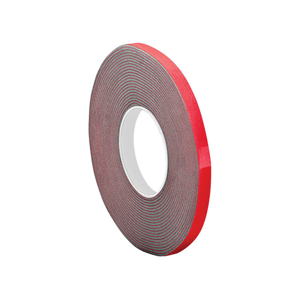 3M 888519026007 Black Double-Sided Foam Tape 1/2" Wide, 5 yd Long, 45 mil Thick, Acrylic Adhesive