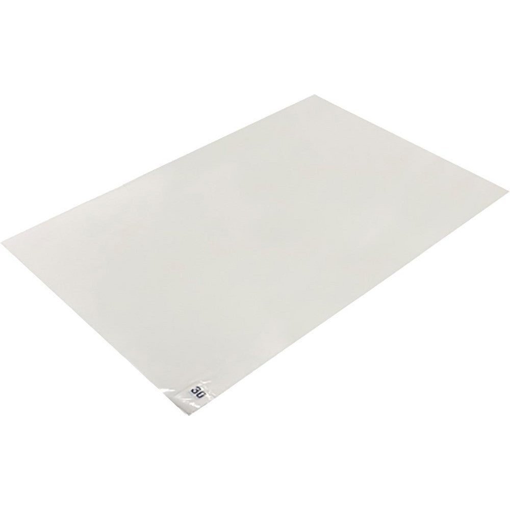 Transforming Technologies CTM1836WH Clean Room Mat Sticky Surface, Tacky Sheets, 18" Wide, 36" Long, 0.08" Thick