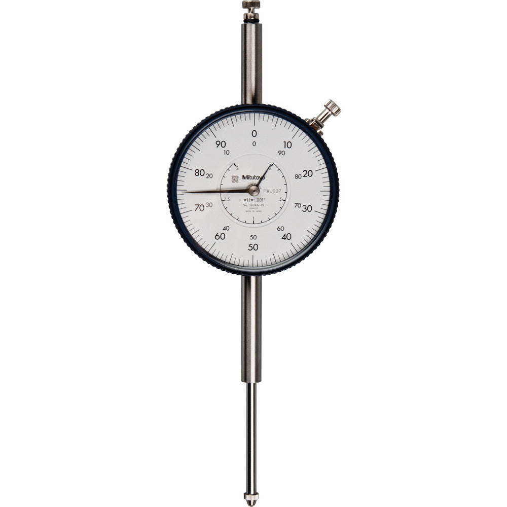 Mitutoyo 3424A-19 Vertical Dial Test Indicator 2" Max, +/-.001" Accuracy