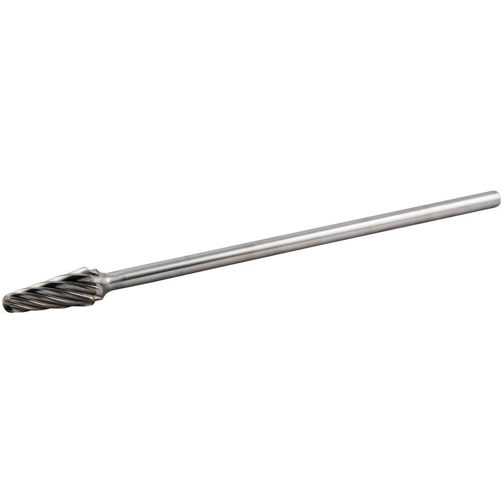 Norton 69957360651 1/2 x 1 1/4 x 6 In. Ball Nose Cone AC SL-4 NF Carbide Burr