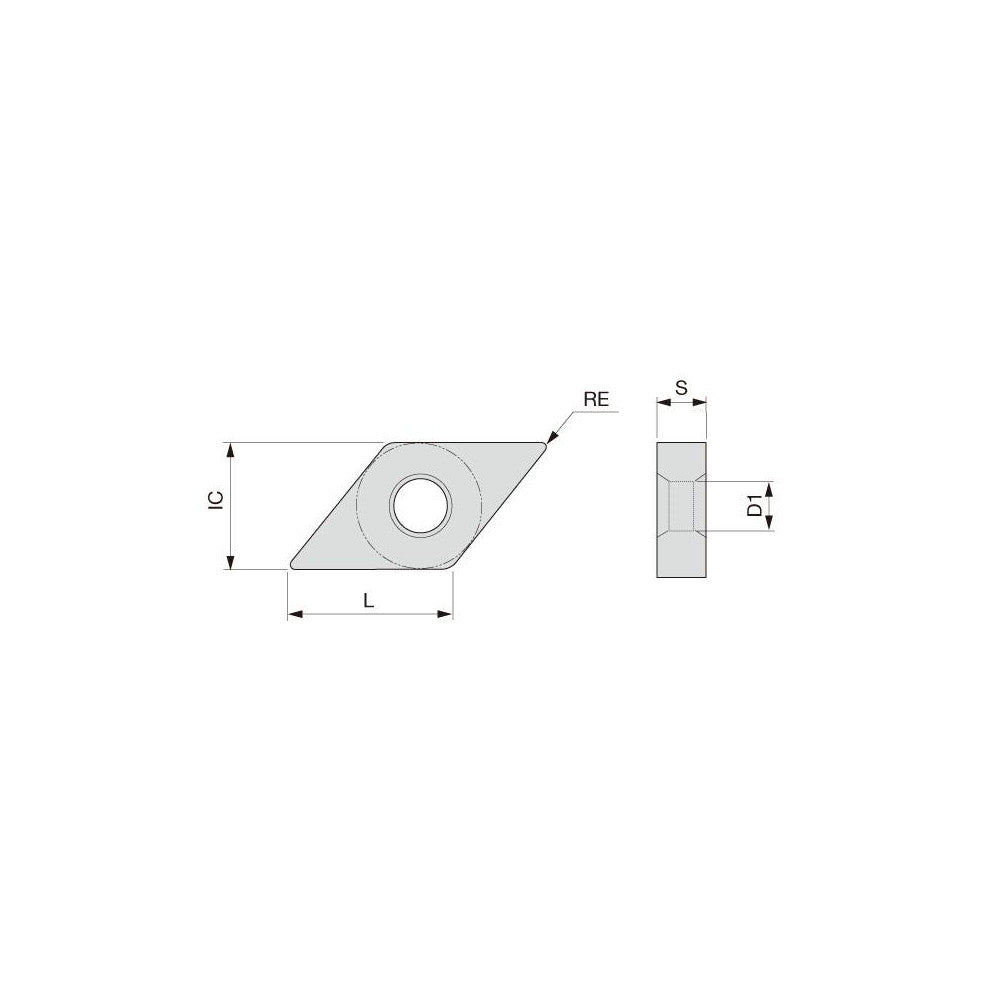Tungaloy 6775763 Turning Insert DNMG431-28 AH8015, Carbide
