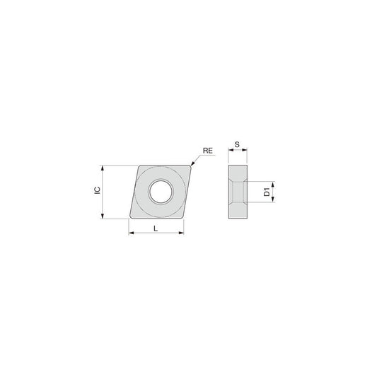 Tungaloy 6785815 Turning Insert CNMG432DM T9235, Carbide
