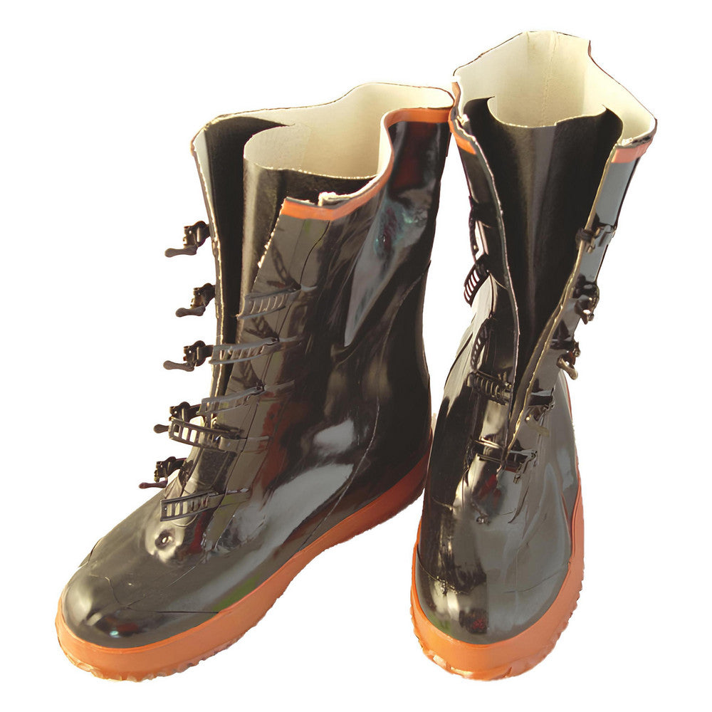 Bon Tool 84-257 Work Boot Size 9, Rubber, Rubber Toe, Over The Sock & Concrete Placer