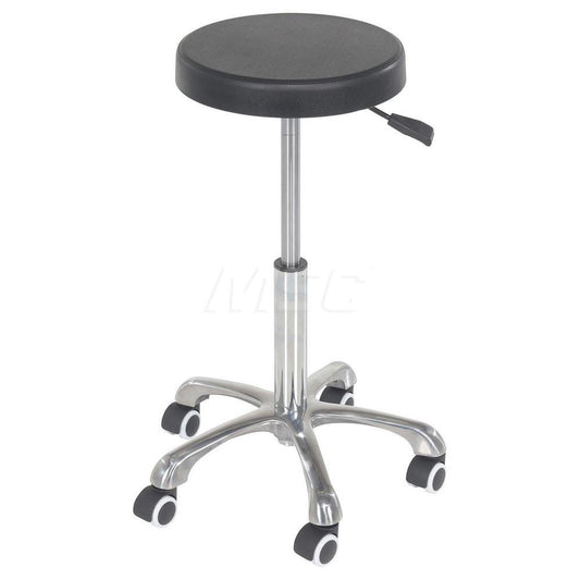 Vestil ESE-WS-1927 Swivel & Adjustable Stool Polyurethane, Black
