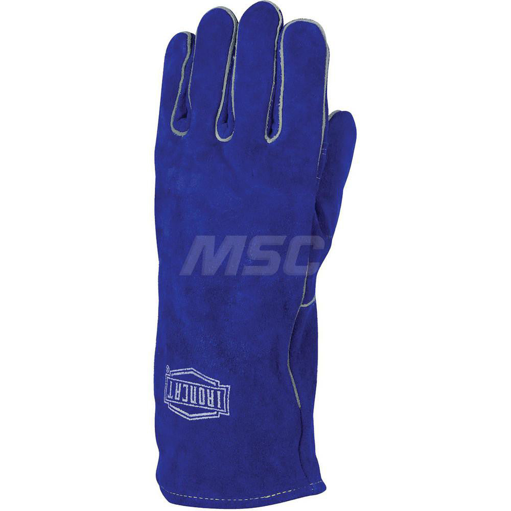 PIP 9041/LHO Welding Glove Ironcat 9041, Size Large, Uncoated-Coated, Split Cowhide Leather, Left Hand, for General Welding