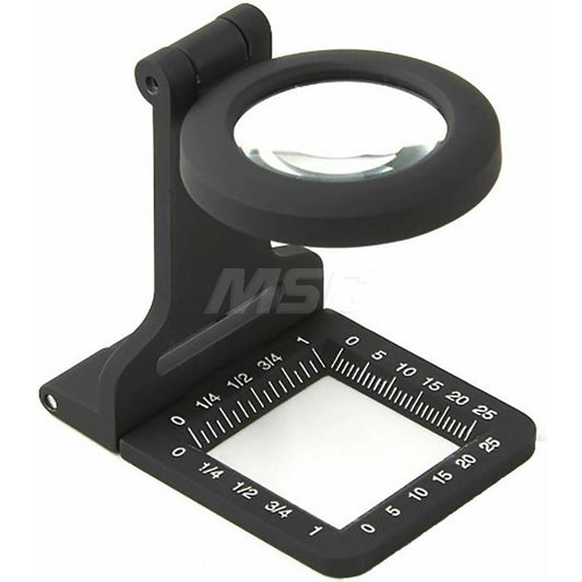 Carson Optical LT-80 Handheld Magnifiers Mount Type Stand  Number Of Magnification Levels 1  Maximum Magnification 5x  Focal Distance 2.5in  Lens Material Glass  Lens Diameter 1.2 in