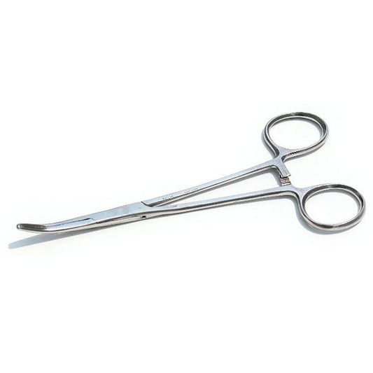 EMI 1750 Scissors, Forceps & Tweezers Product Type Forceps  Overall Length 5.50  Blade Material Stainless Steel  Handle Material Stainless Steel  Tip Shape Round  Blade Style Curved