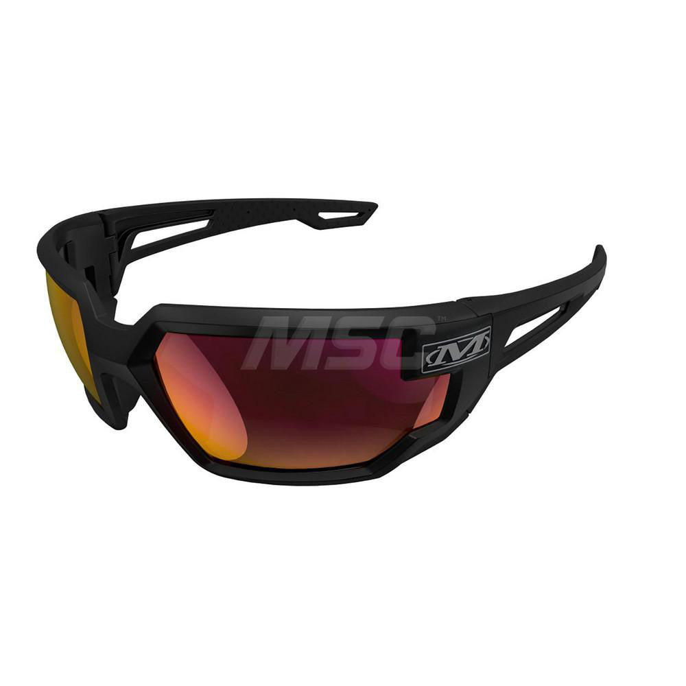 Mechanix Wear VXS-21AE-PU Safety Glass Anti-Fog & Scratch-Resistant, Polycarbonate, Fire Mirror Lenses, Full-Framed