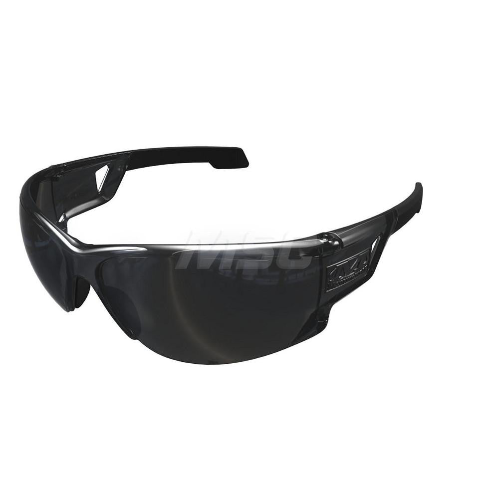 Mechanix Wear VNS-20AB-PU Safety Glass Anti-Fog & Scratch-Resistant, Polycarbonate, Smoke Lenses, Full-Framed