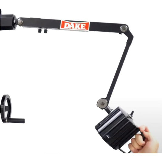 Dake ALEDMACH Machine Lights Machine Light Style Spot  Lamp Technology LED  Voltage 100-240V  Wattage 15.000  Overall Length (Decimal Inch) 39.5000  Color Black