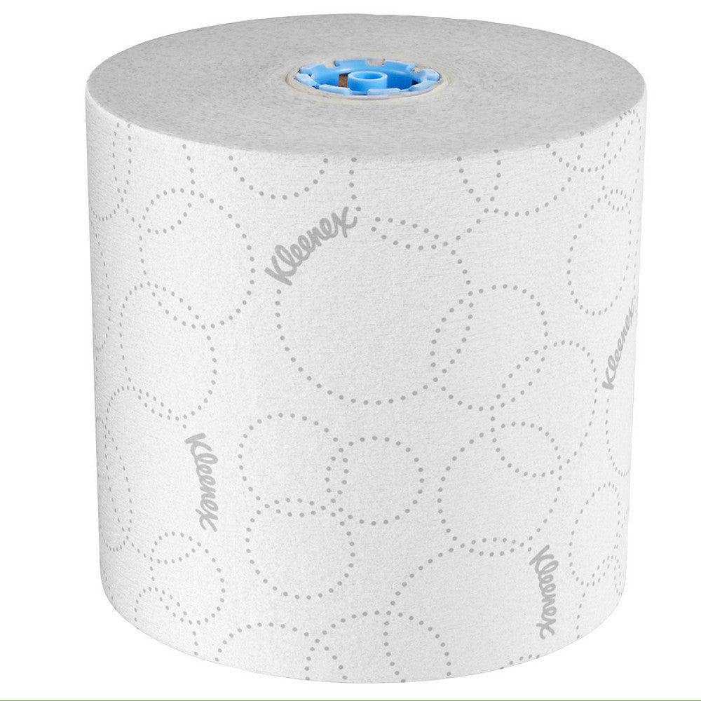 Kleenex 54471 Paper Towels Hard Roll, 6 Rolls, Box, 1 Ply, White