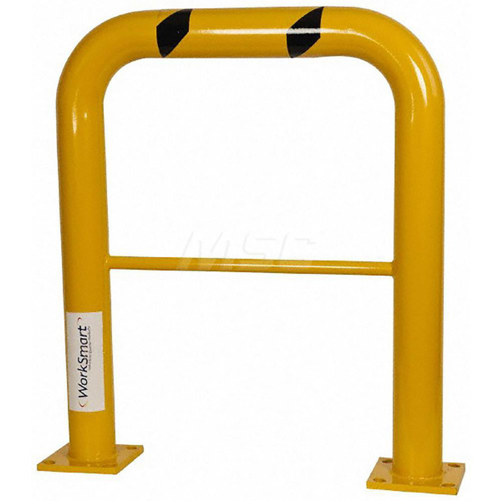 PRO-SAFE PS-42X36X4RK Machinery Guard Rail Yellow, Painted, Steel