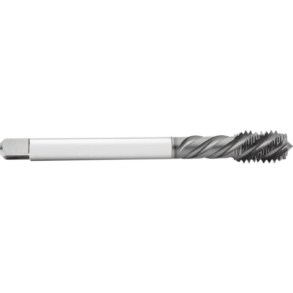 Emuge BU50C460.5009 Spiral Flute Tap 1/4-20 UNC, 3 Flutes, 2-3P, 3B Class of Fit, High Speed Steel-E, GLT-1 Coated