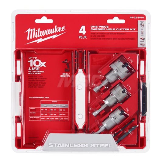 Milwaukee Tool 49-22-8610 General Purpose Hole Saw Kit 7/8 to 1-3/8" Dia