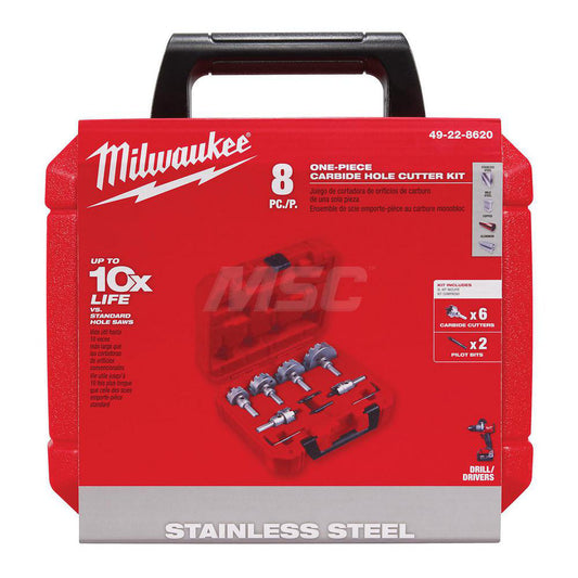 Milwaukee Tool 49-22-8620 General Purpose Hole Saw Kit 7/8 to 2-1/2" Dia