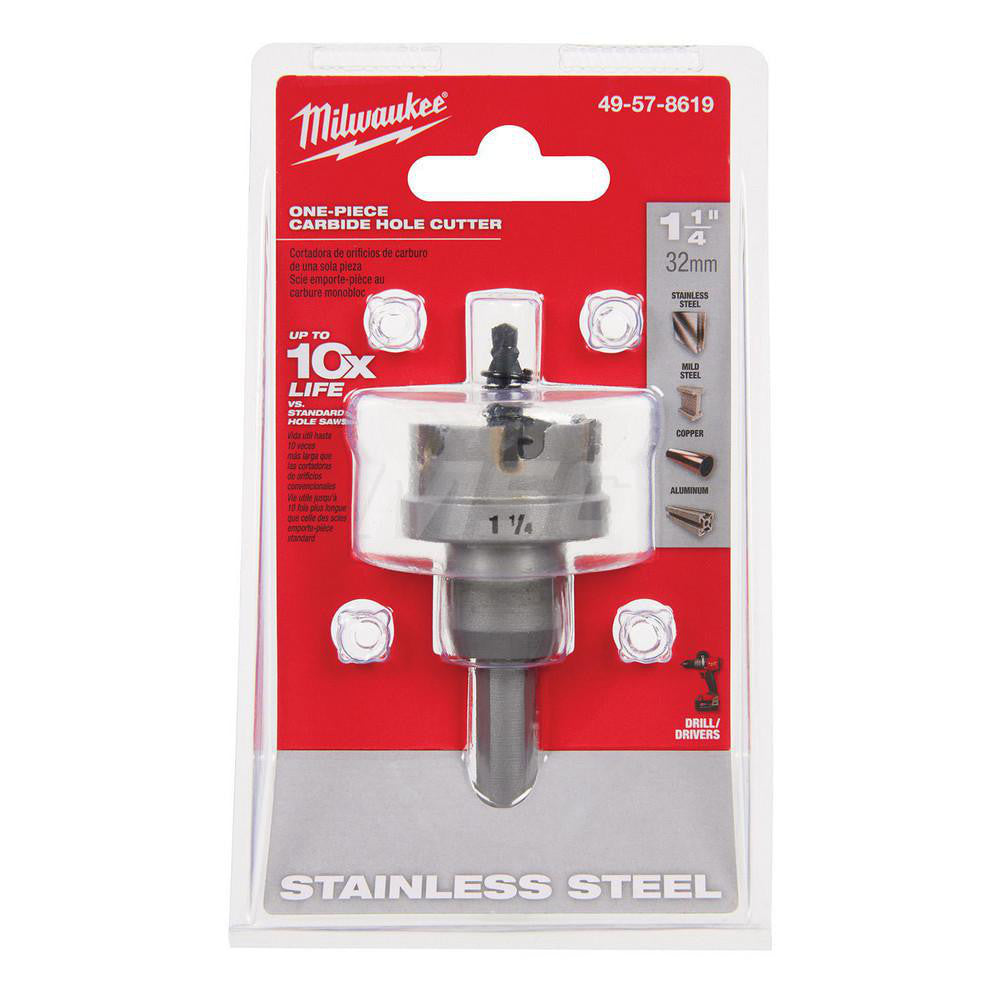 Milwaukee Tool 49-57-8619 Hole Saw 1-1/4" Saw Dia, 3/16" Cut Depth