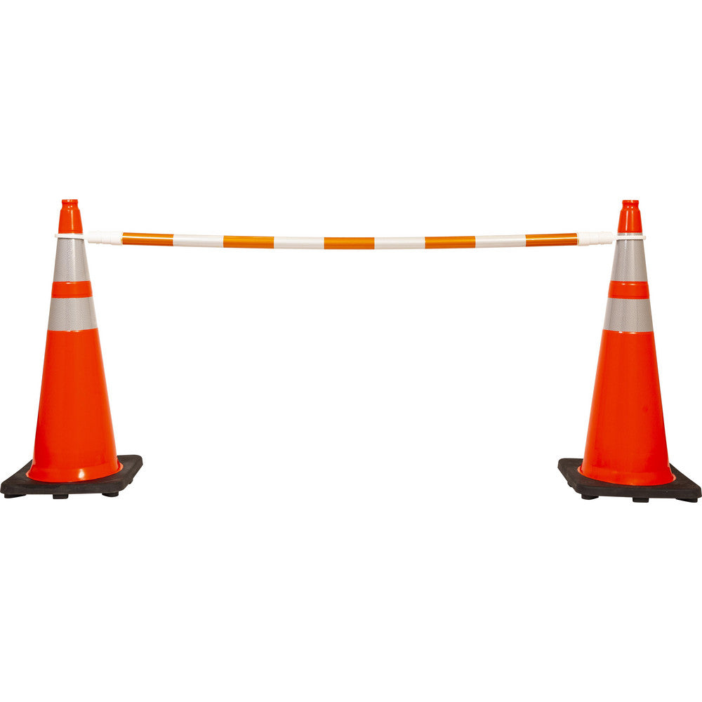 Xpress SAFETY CONEBSAFEOWG1 Telescoping Traffic Cone Bar Orange, ABS, 2' Long Dia, 6' to 10'
