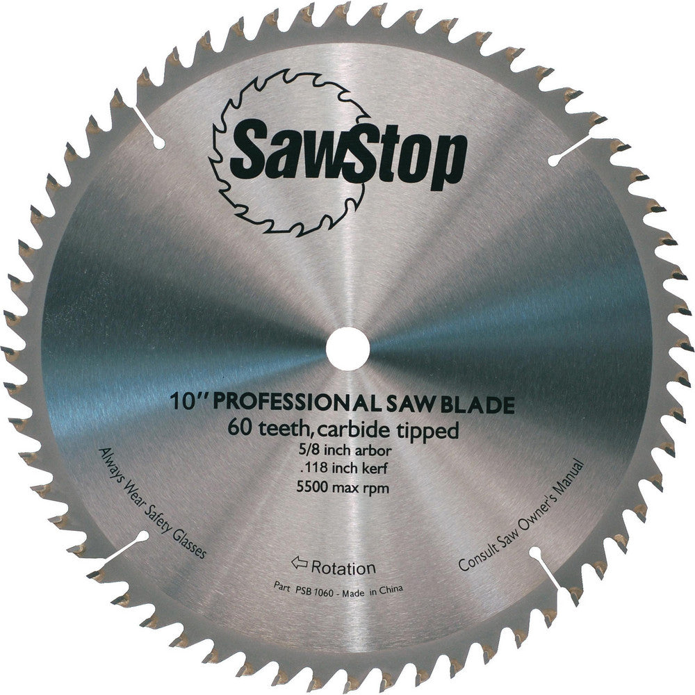 SawStop CB104 184 60-Tooth Combination Table Saw Blade