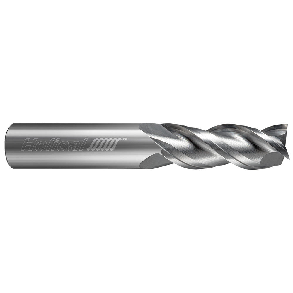 Helical Solutions 48060 Square End Mill 3/16" Dia, 1" LOC, 3 Flute, Solid Carbide