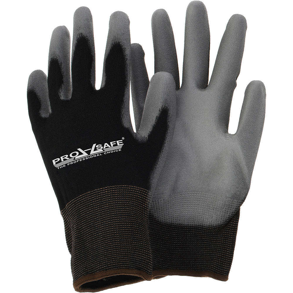 PRO-SAFE PS-1250/XL General Purpose Work Gloves  X-Large,  Polyurethane Coated,