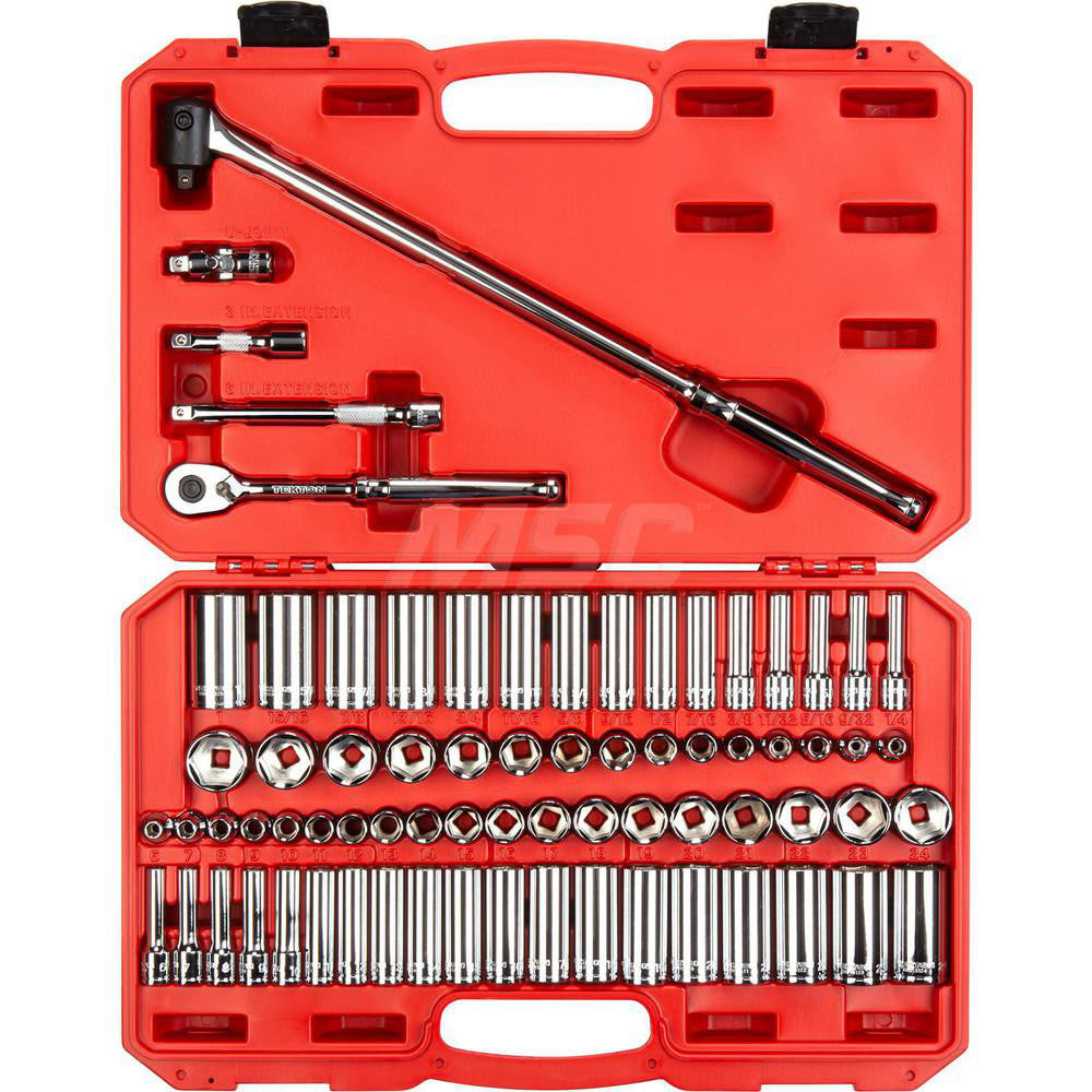 Tekton SKT15311 Socket Set 74 Pc, 6.00 to 24.00 mm Socket