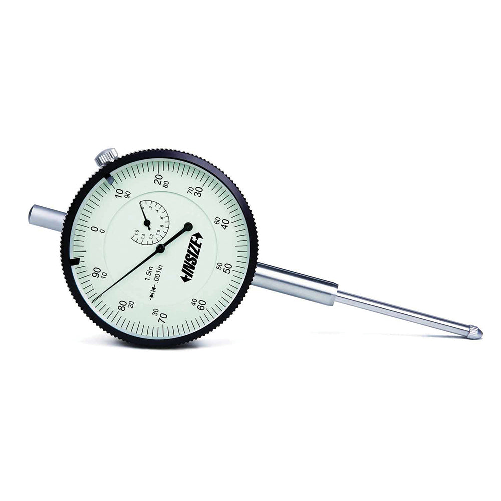 Insize USA LLC 2312-2 Dial Drop Indicator 2.0000" Max Measurement, 0-100 Dial Reading, +/-0.001" Accuracy