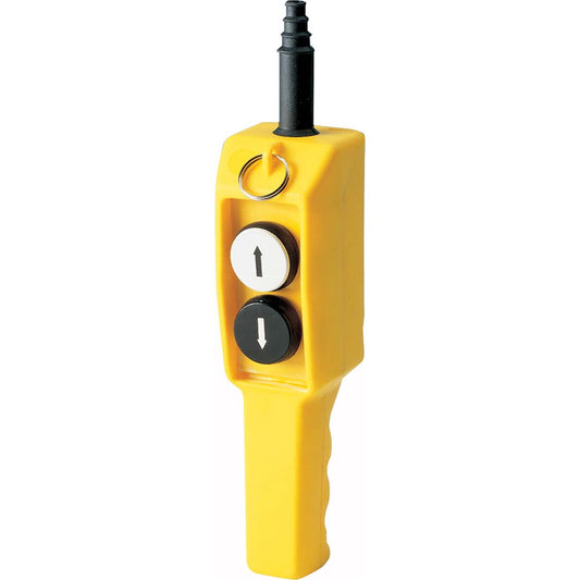 Automation Systems Interconnect P02.1 Push-Button Switch Accessories Switch Accessory Type Pushbutton Operator  For Use With Hoists Cranes  Pushbutton Type Flush  Pushbutton Shape Round  Color Yellow  Operator Illumination NonIlluminated