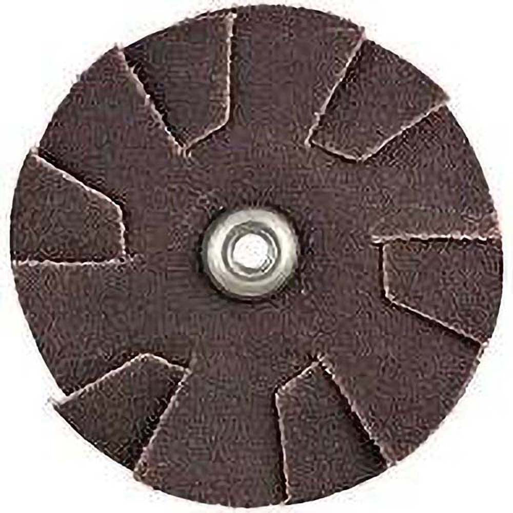Superior Abrasives A015805 Overlap Slotted Discs Disc Diameter (Inch) 1  Abrasive Type Coated  Overlap Disc Type Inward & Outward  Abrasive Material Aluminum Oxide  Grit 120  Grade General Purpose