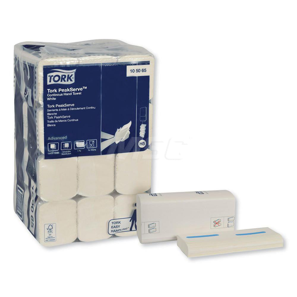 Tork 105065 Paper Towels Continuous Roll, Pack, 1 Ply, White