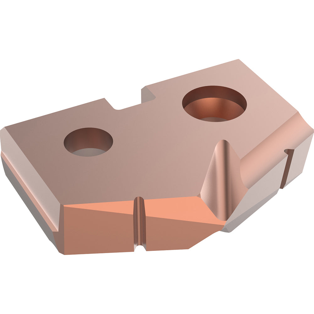 Allied Machine and Engineering TAX1-21.43 Spade Drill Insert 27/32" Dia, Seat Size 1, High Speed Steel, 132 deg Point