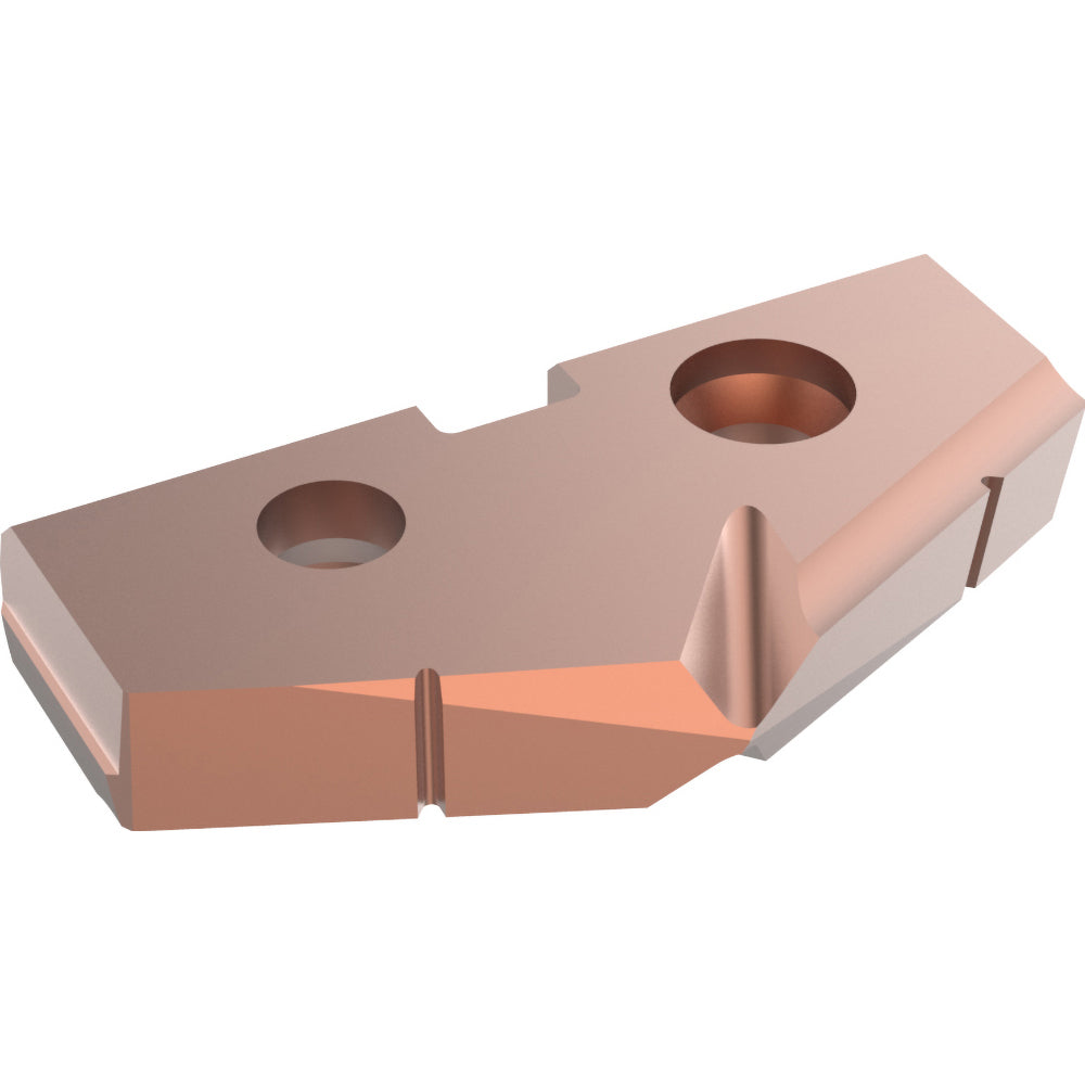 Allied Machine and Engineering TAX2-25.00 Spade Drill Insert 63/64" Dia, Seat Size 2, High Speed Steel, 132 deg Point