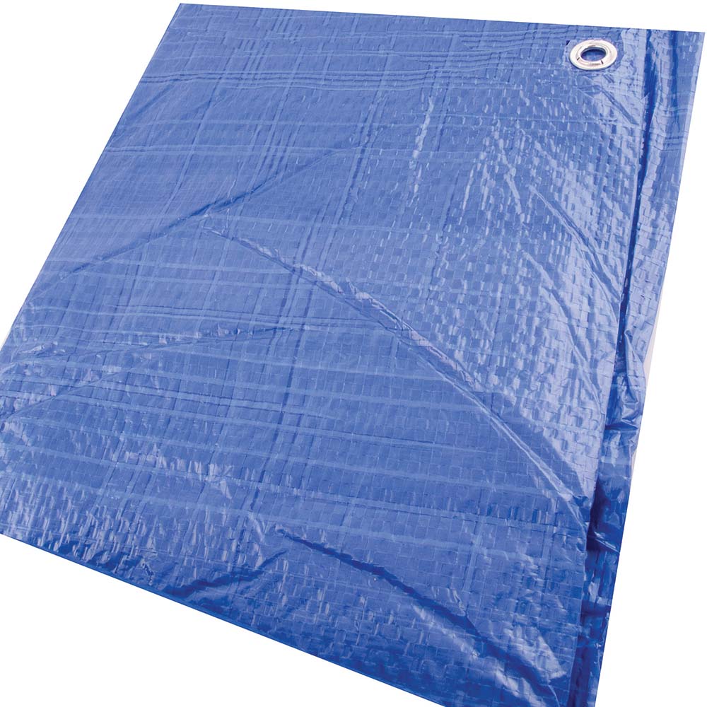 Erickson Manufacturing 57006 Tarp/Dust Cover Blue, Polyethylene, 12' Long x 10' Wide