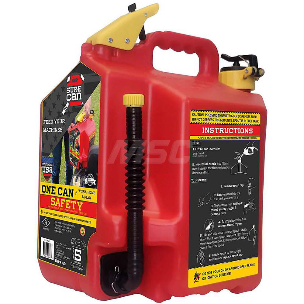 Sure Can SUR5SFG2 Safety Can 5 gal, Polyethylene