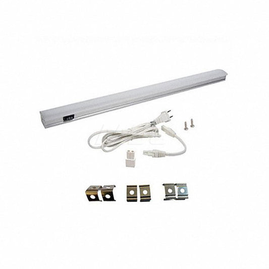 Radionic Hi-Tech ZX524-CL-HL-CW9 Undercabinet Light Fixtures Lamp Type Integrated LED LED Number of Lamps 1 Overall Length (Feet) 24.00 24 in Overall Width 2 Lumens 720 Wattage 9.000 9 Overall Height 1.00 Voltage 120 VAC 120.00 Dimmable No Overall Width (Inch) 2