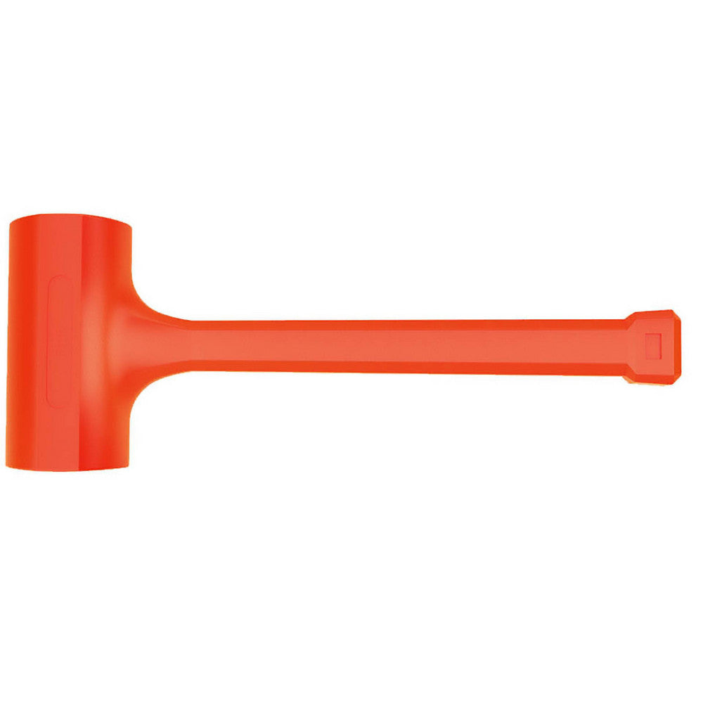 Bon Tool 21-143 Dead Blow Hammer 3 lb Head, 4" Face Dia, Rubber Head