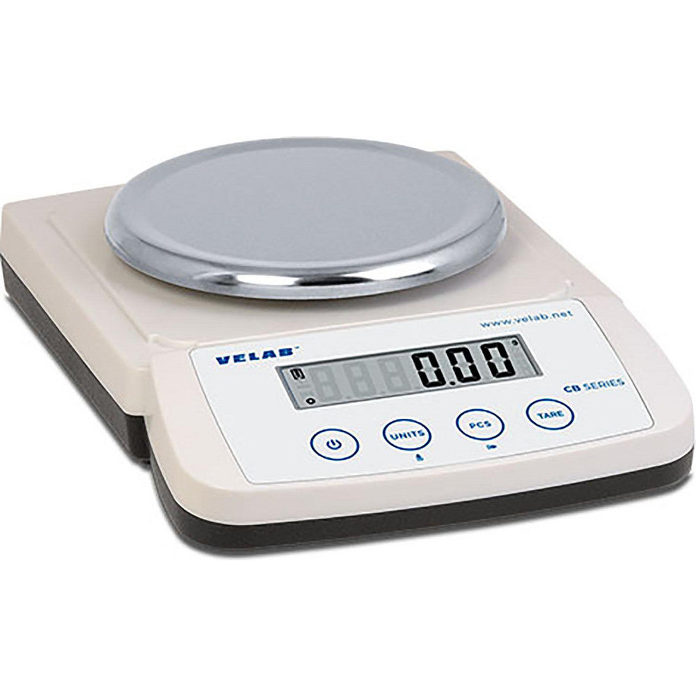 VELAB VE-CB500 Balance Scales System Of Measurement Grams  Calibration External  Display Type LCD  Capacity 500.000  Platform Length 9  Platform Width 6.8